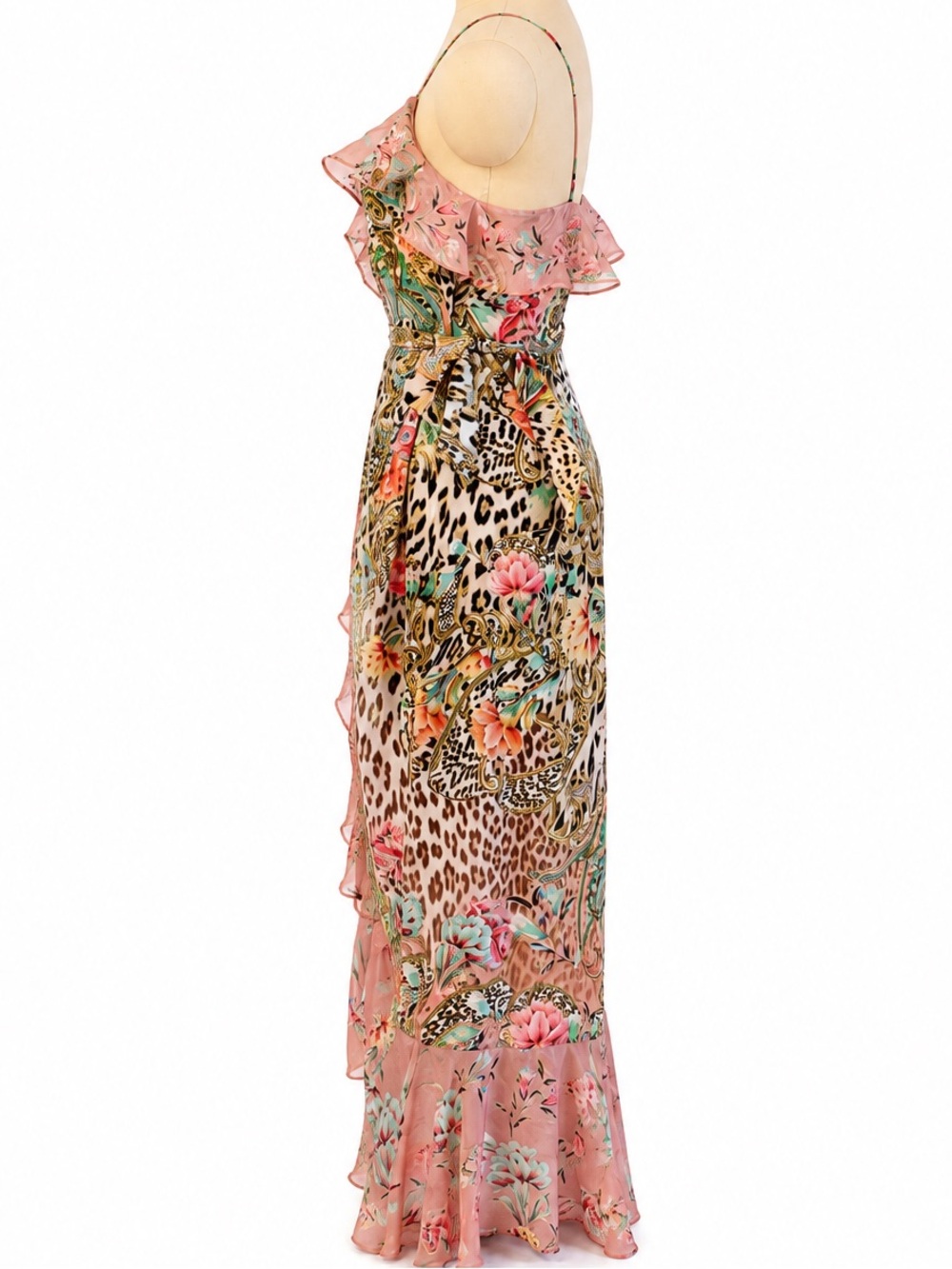 CAMILLA Long Wrap Dress With Frill ✨ - Picture 4 of 6
